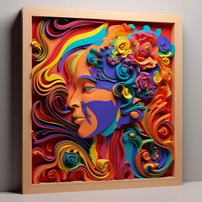 نموذج ثلاثي الأبعاد لآلة CNC 3D Art 